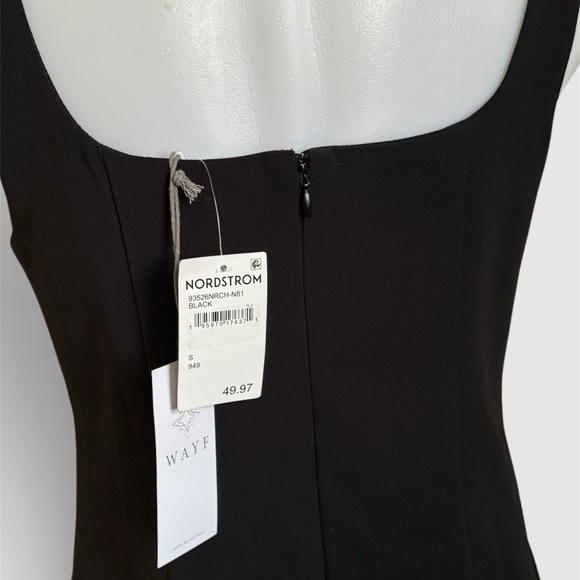 Wayf Elegant Black Sleeveless Mini Dress - Picture 10 of 15